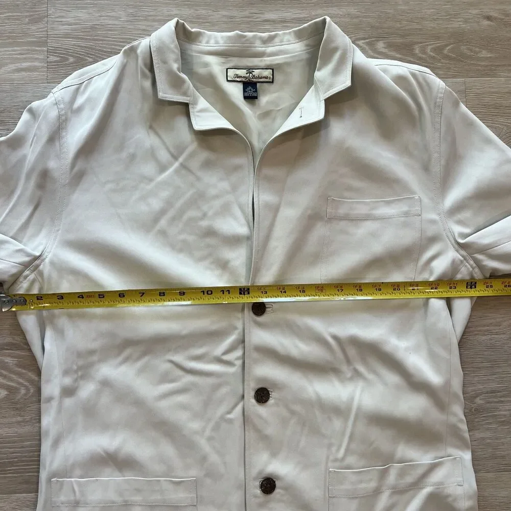 Tommy Bahama Khaki Silk Blazer Sports Coat-Size XL